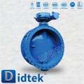 DIDTEK API6D / CE / ISO9001 / ISO14001 Großflansch-Drosselklappe